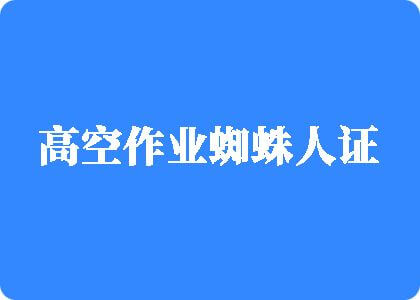 女生插自己下面的视频网站高空作业蜘蛛人证